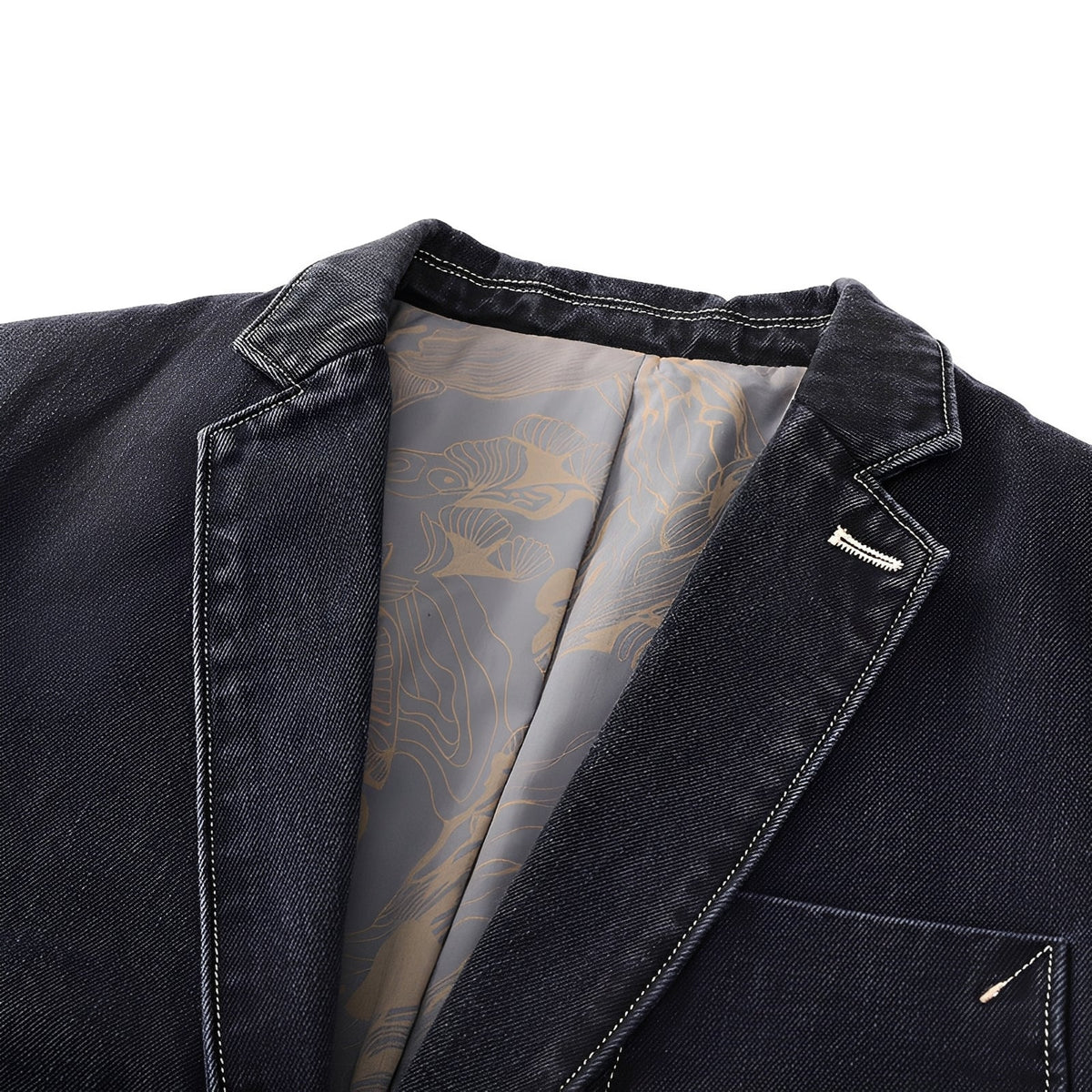 Nichols - Jacke im leichten Denim-Stil