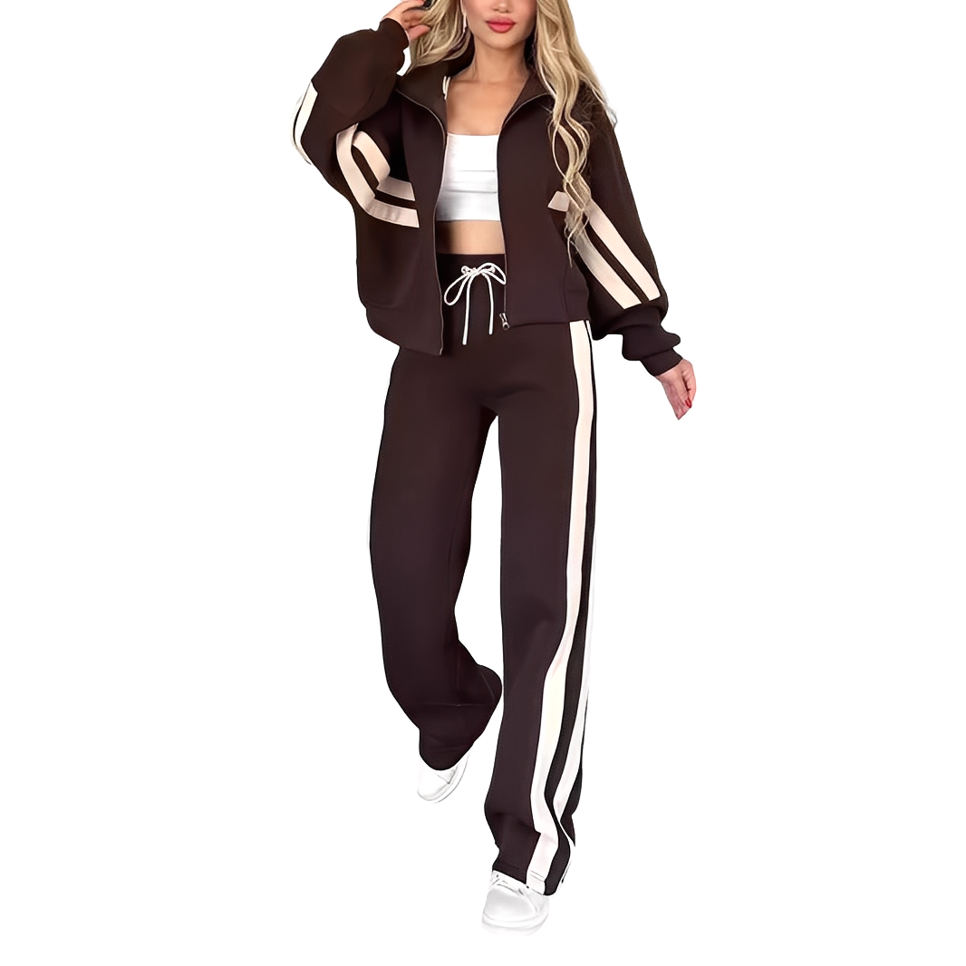 Maddie - Elegantes zweiteiliges Sportset für Frauen
