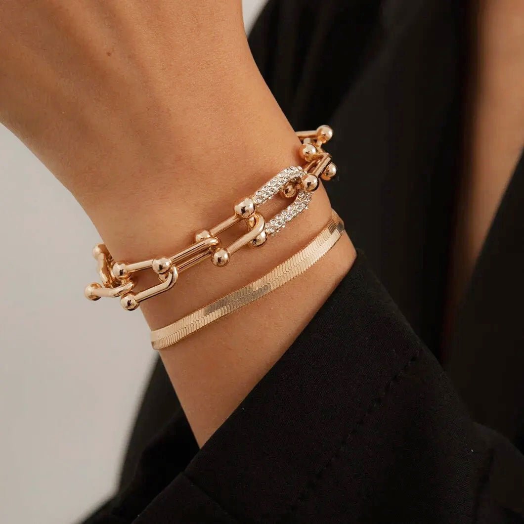 Maelys – Set aus Armbändern Kette & Schlange