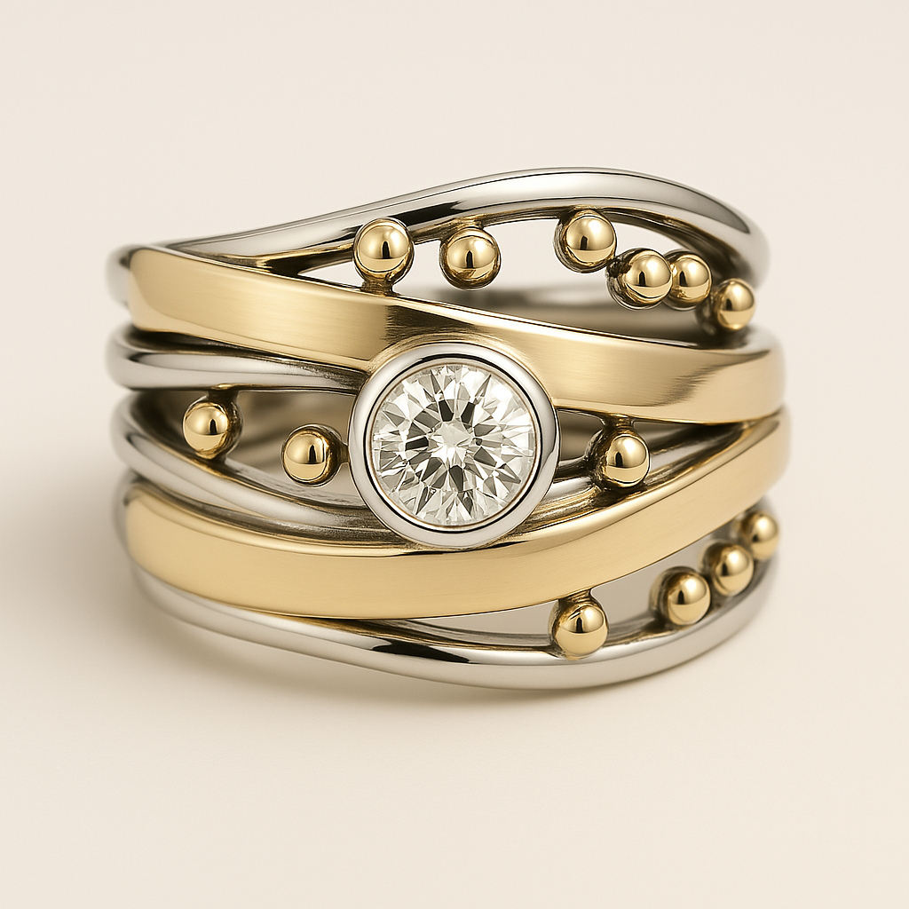Dalia – Vintage-Ring mit eleganter Einfassung