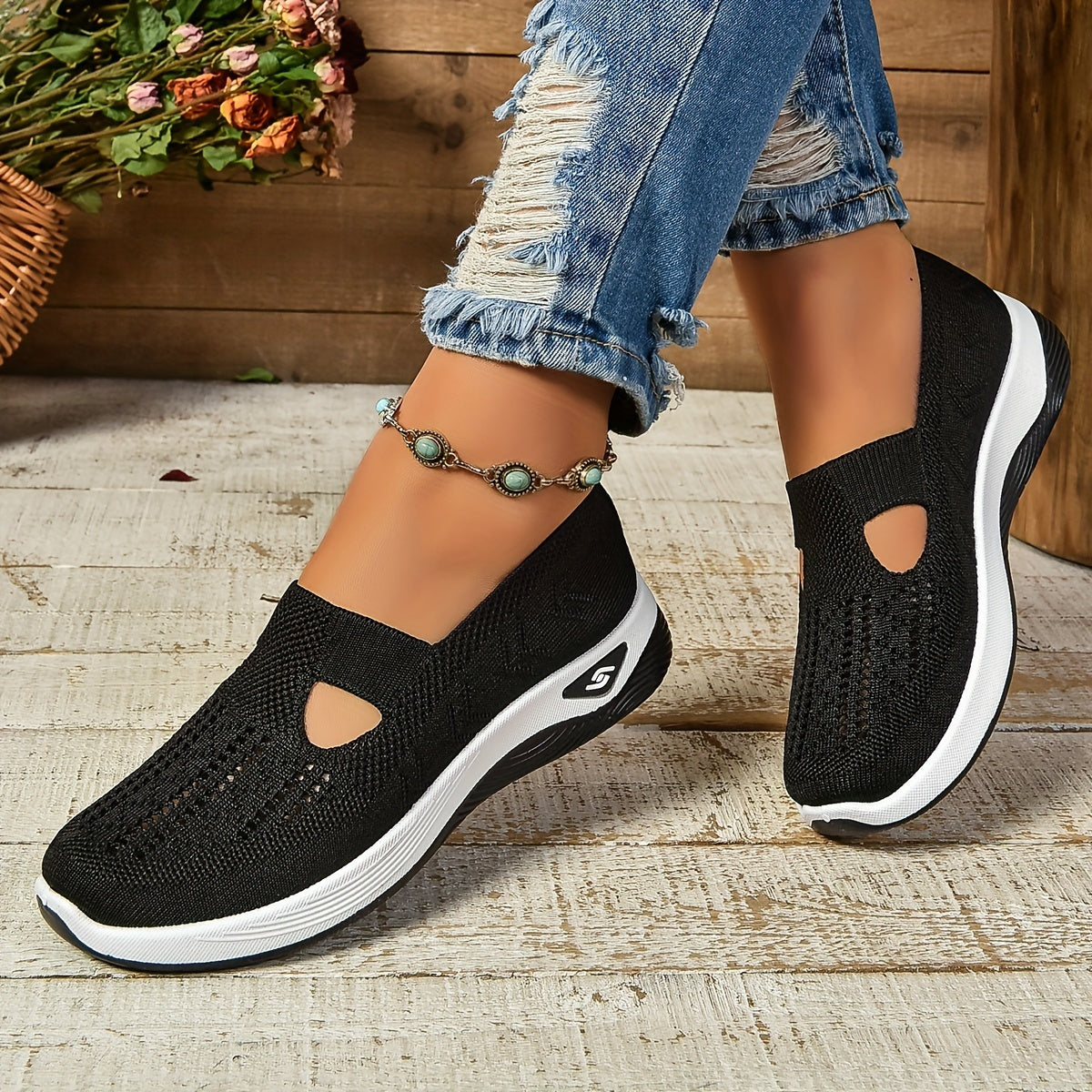 Beth – Damen orthopädische Sneakers mit bequemer Sohle