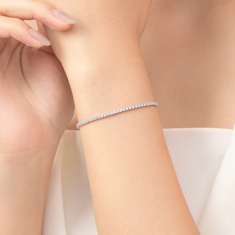 Mini-Tennisarmband mit funkelnden Details
