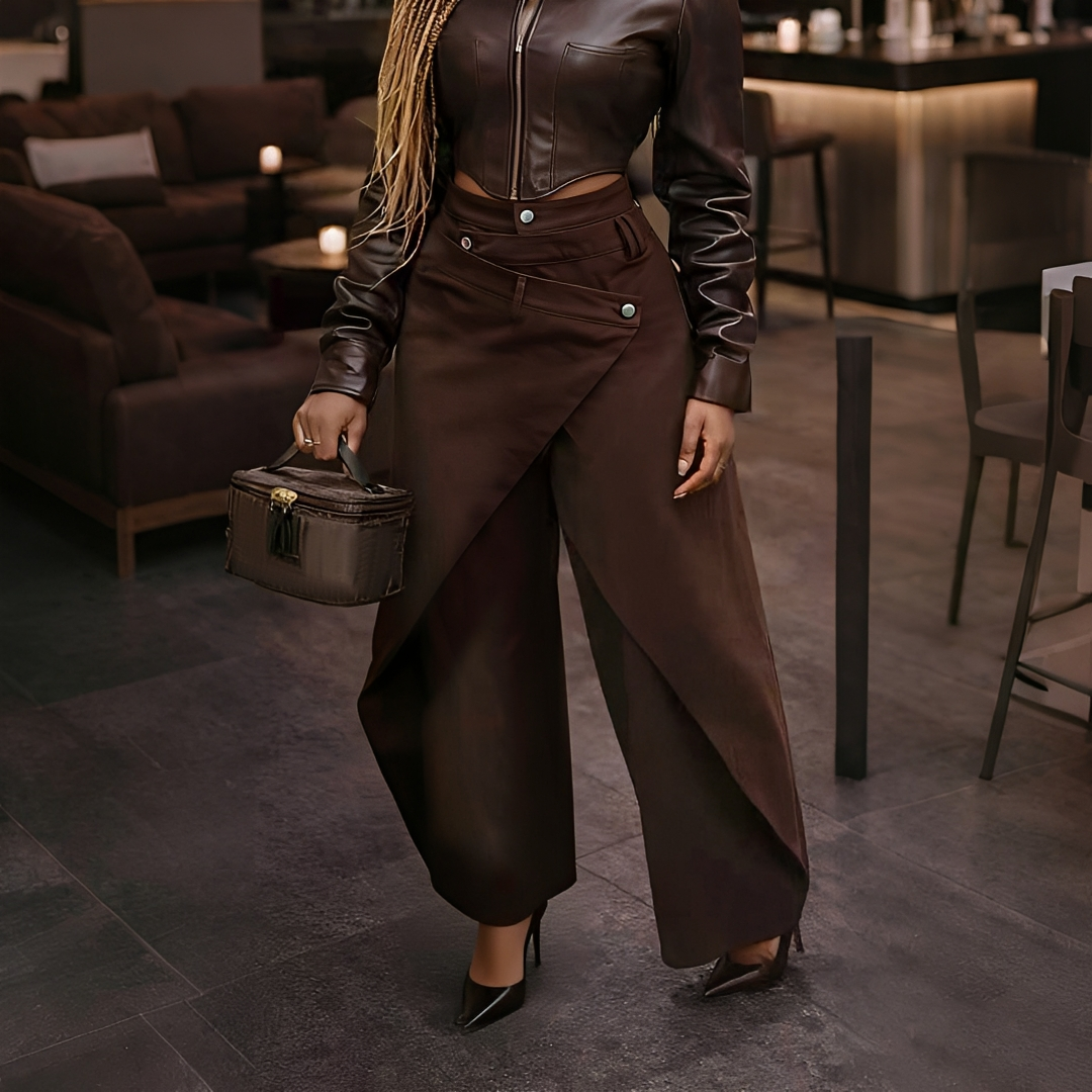 Cheska - Stylische Kreuzungs-Hose