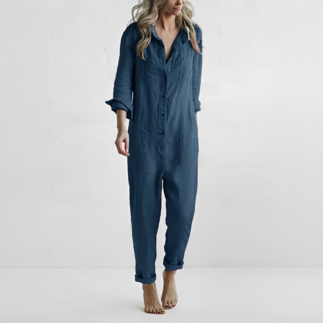 Novaria - Sommer-Overall für Frauen mit langen Ärmeln