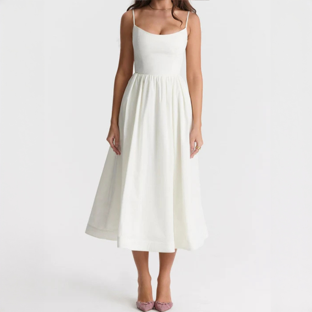 Jenesa - Elegantes ärmelloses Kleid für Frauen