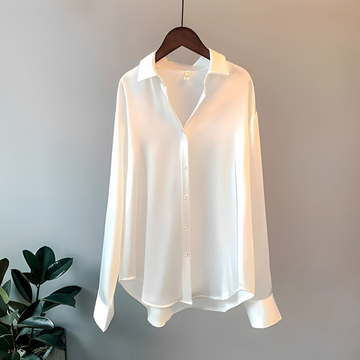 Zaniyah - Glänzendes Langarmshirt
