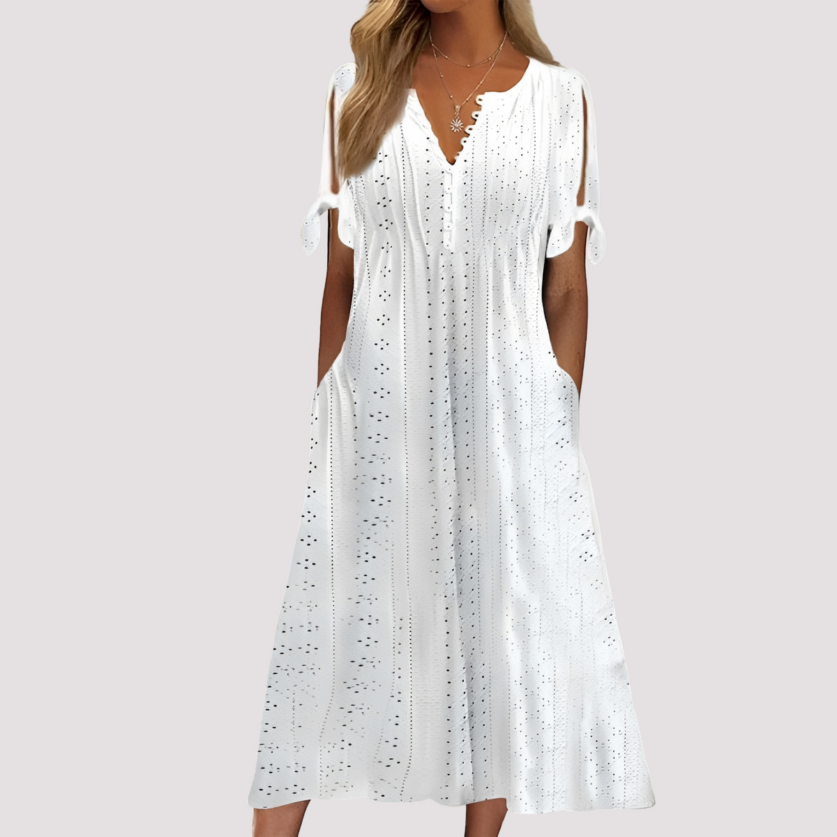 Maisy - Stilvolles, ausgeschnittenes Kleid für Damen