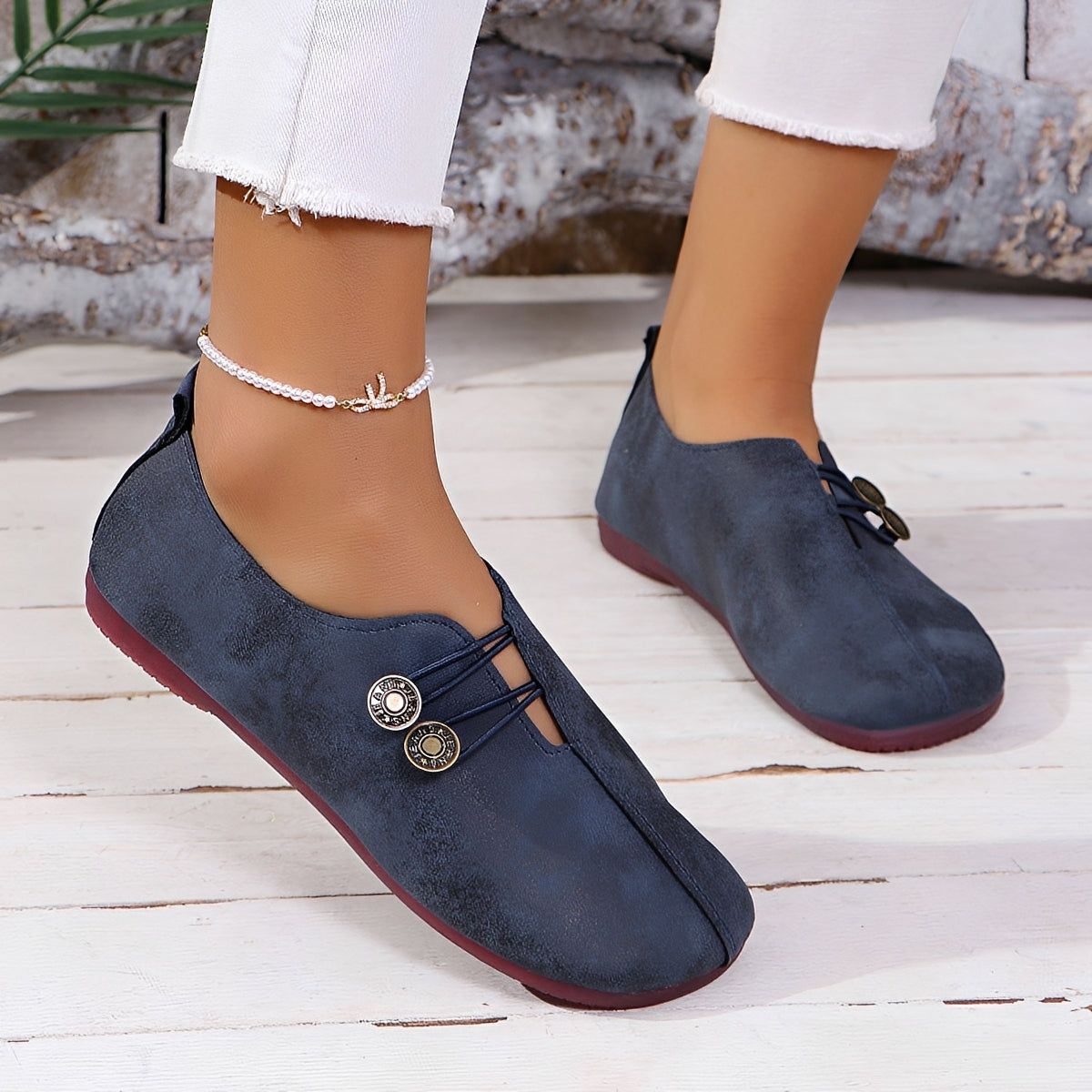 Monica - Stilvolle, weiche flache Schuhe für Damen