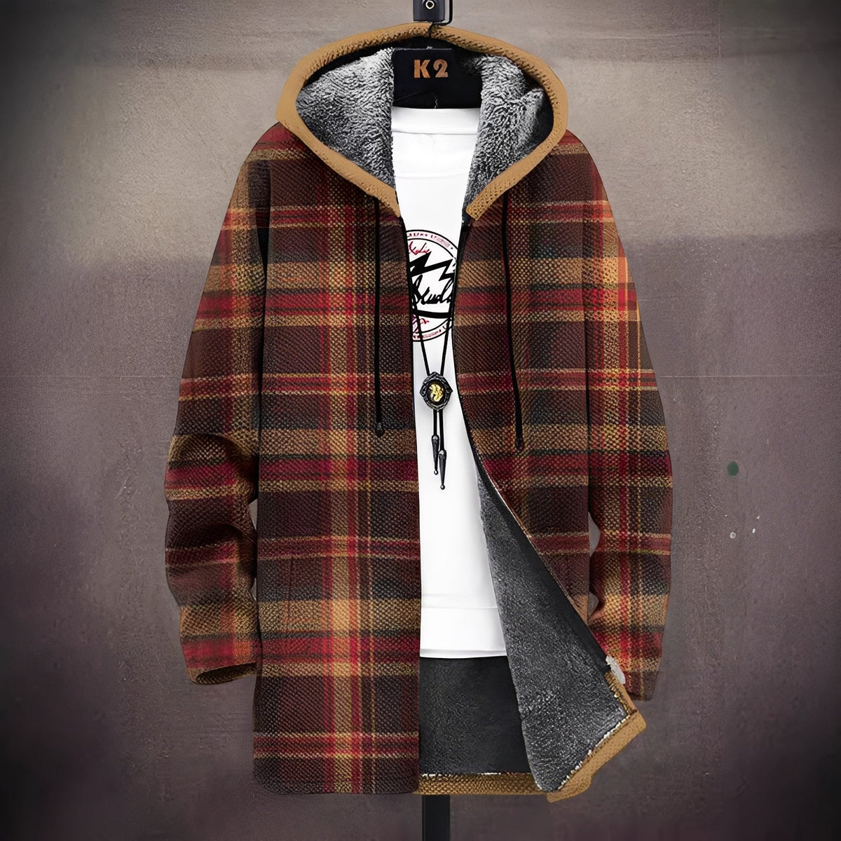 Romy - Stilvoller bedruckter Hoodie für Männer