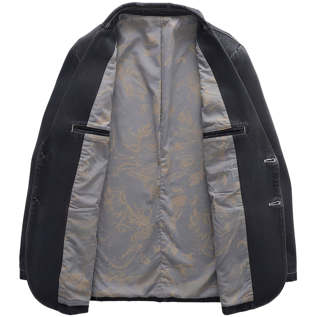 Nichols - Jacke im leichten Denim-Stil