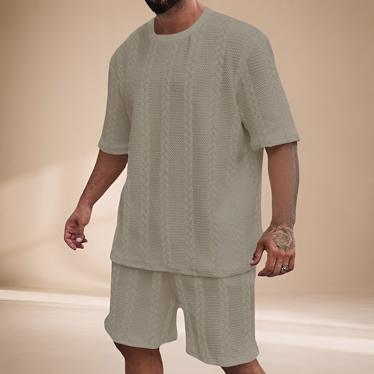 Johnston - Entspanntes Set aus Oberteil und Shorts
