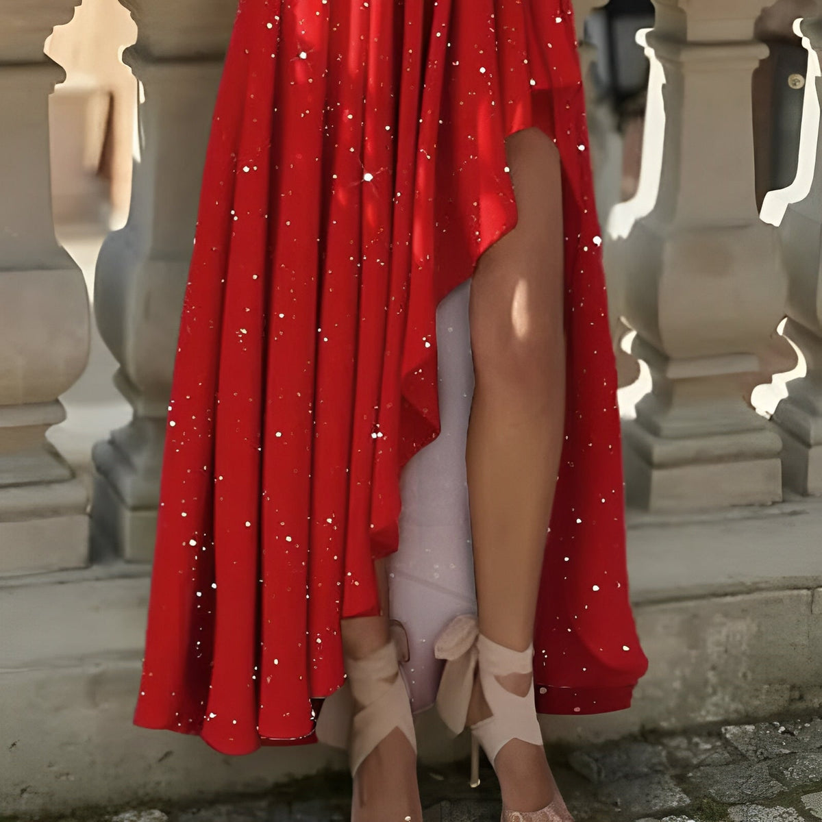 Damenkleid mit hoher Taille – Elegantes Kleid für Sommer, Veranstaltungen und Alltag