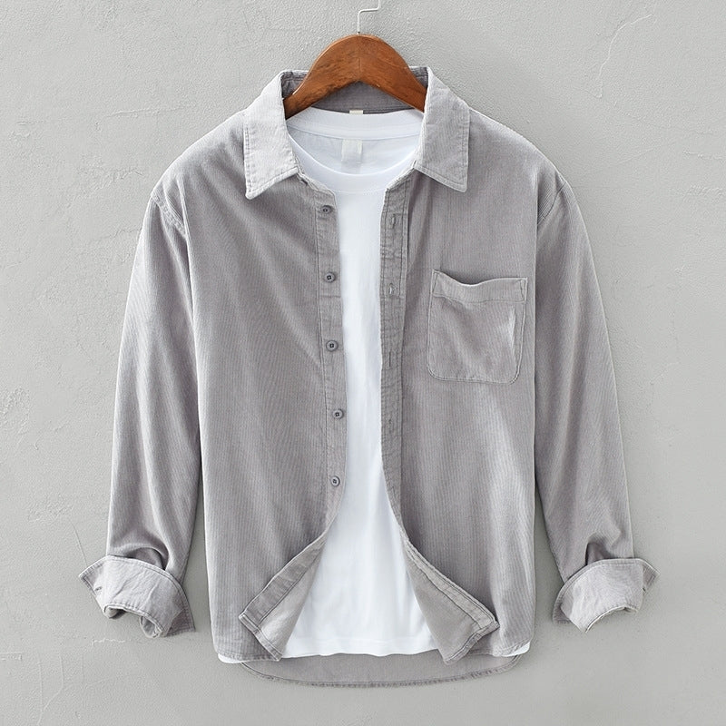 Samuel - Lässiges Langarm-Overshirt für Herren