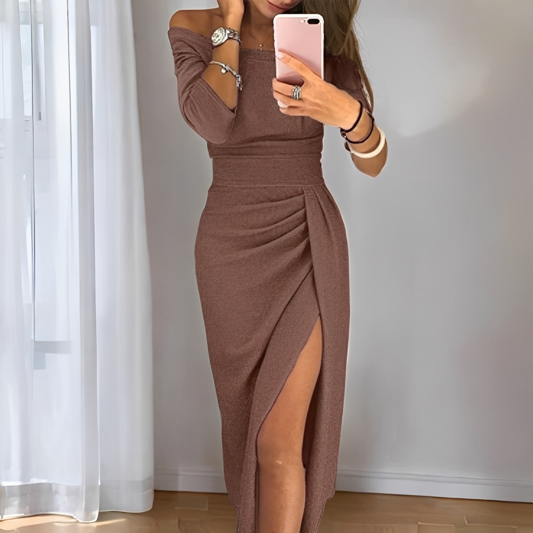 Babette - Schickes Kleid mit Schlitz für Damen