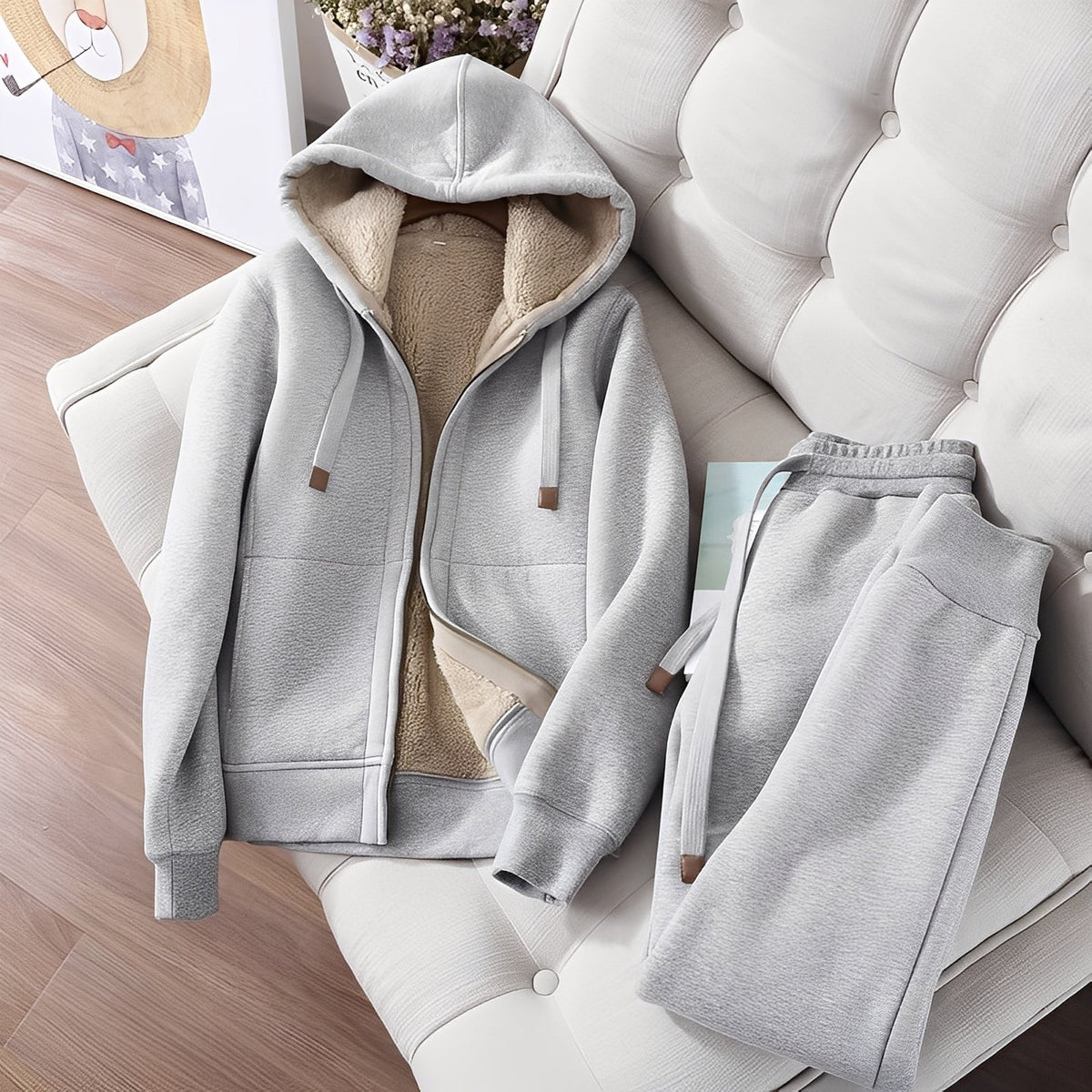 Nadine - Hoodie und Winterjogginghose Set