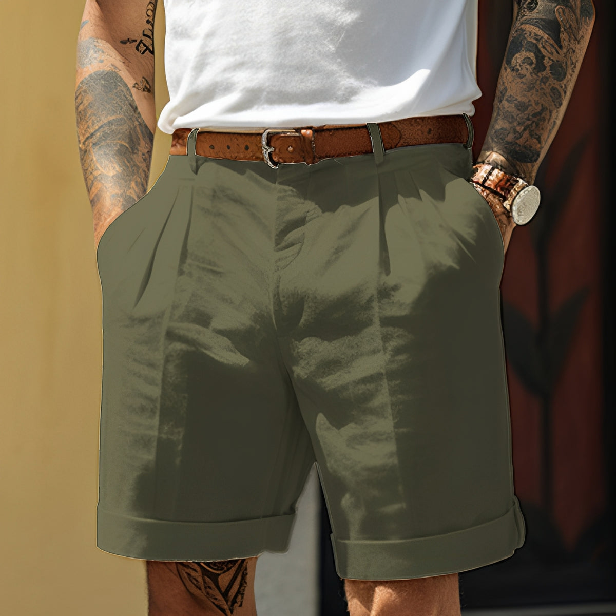 Adrian - Lässige, gerade geschnittene Shorts für Herren