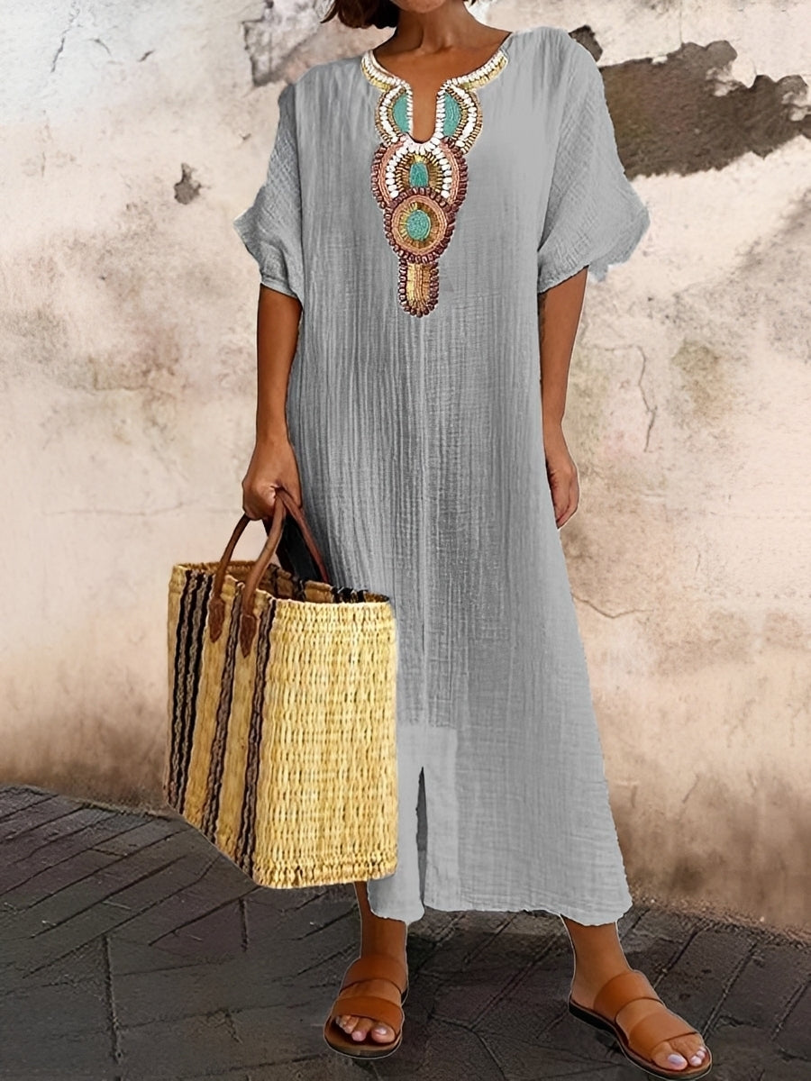 Paula - Elegantes Boho-Kleid