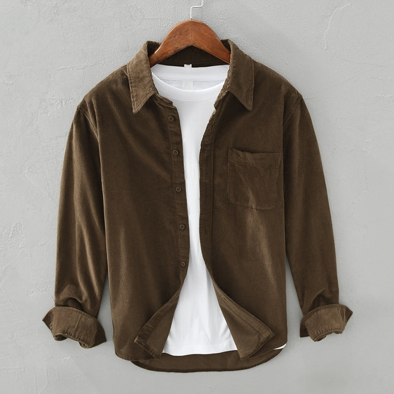 Samuel - Lässiges Langarm-Overshirt für Herren