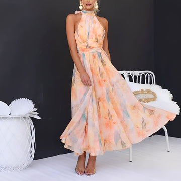 Esther – Damen-Maxikleid – für florale Geborgenheit