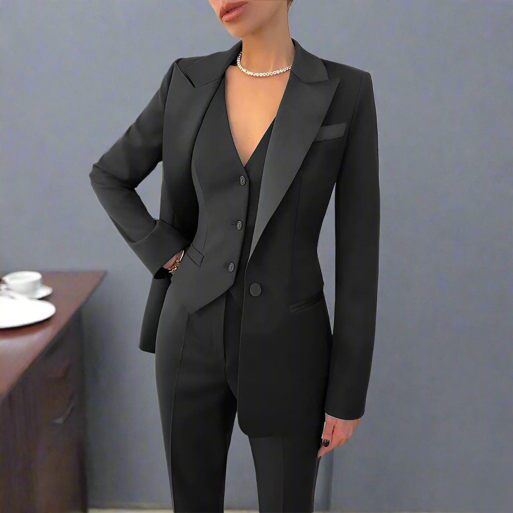 Clara - Schickes Set aus Jacke, Hose und Top