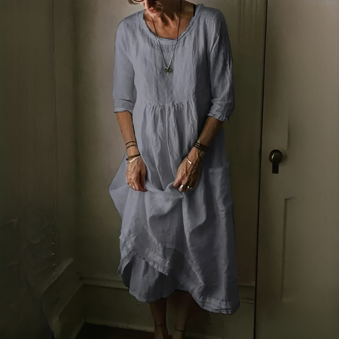 Aimee - Bequemes Plisseekleid