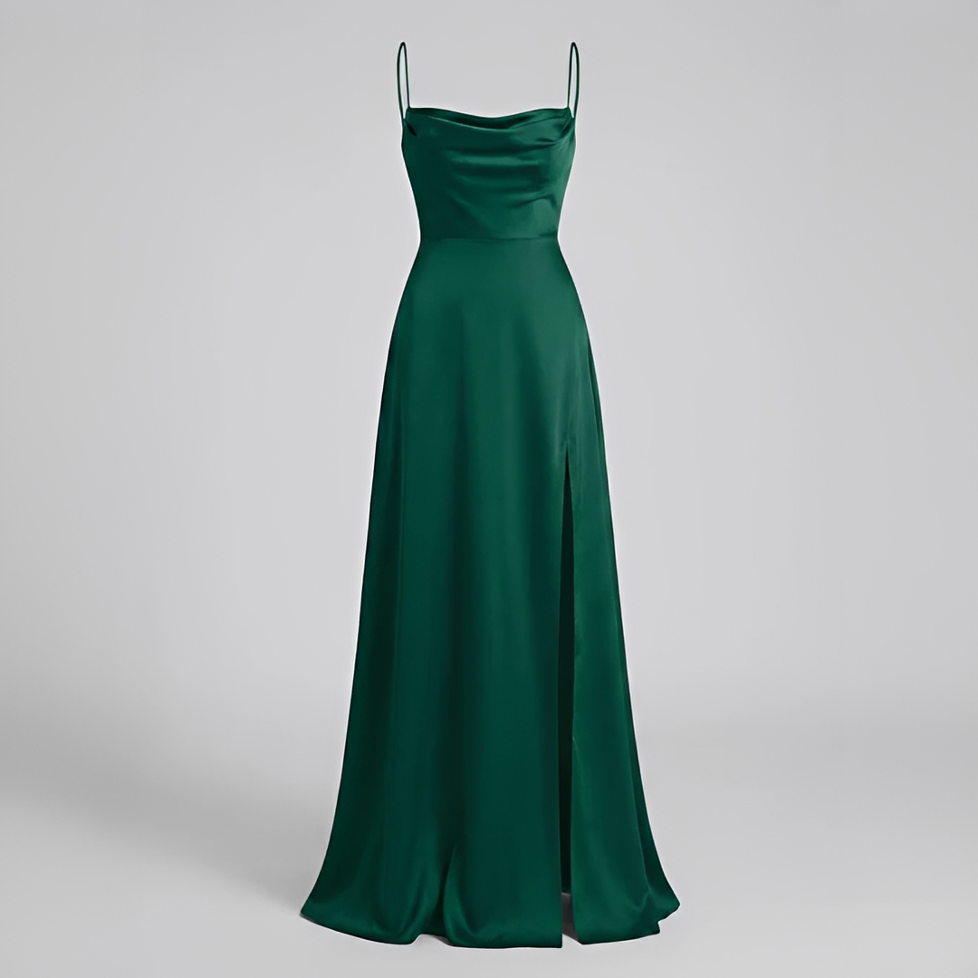 Glenda - Elegant fließendes Damenkleid