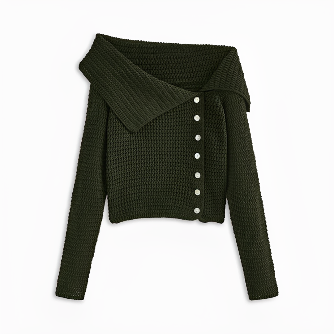 Ginalyn - Asymmetrischer One-Shoulder-Pullover