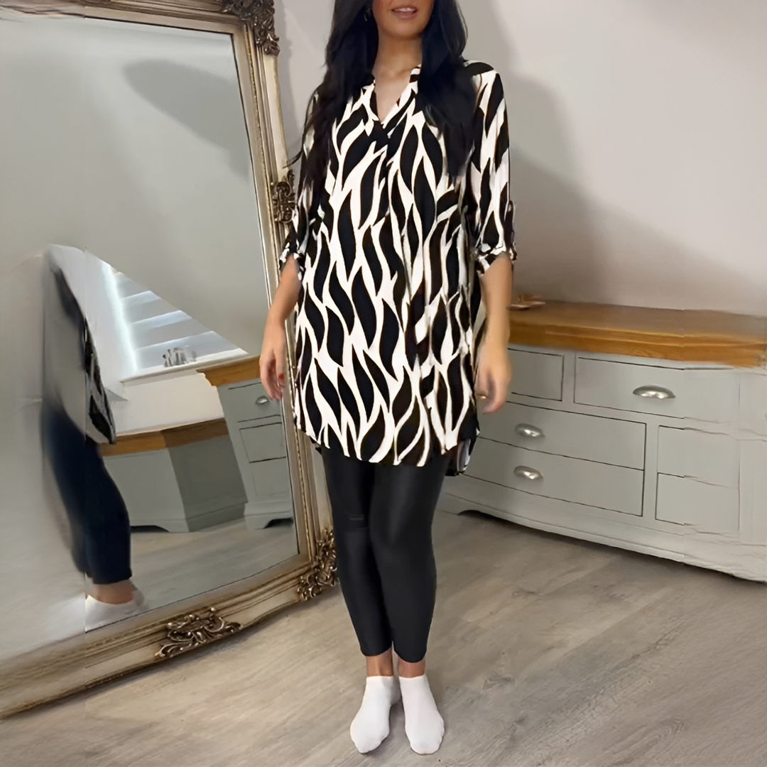 Desiree - Stilvolle Bluse mit V-Ausschnitt