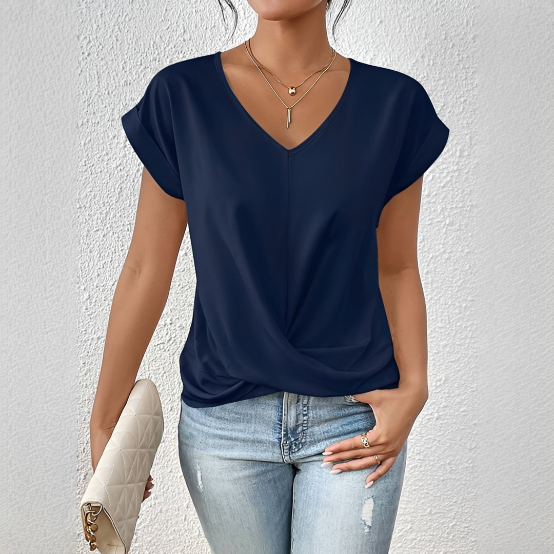 Paola - Elegantes T-Shirt mit kurzen Ärmeln für Damen