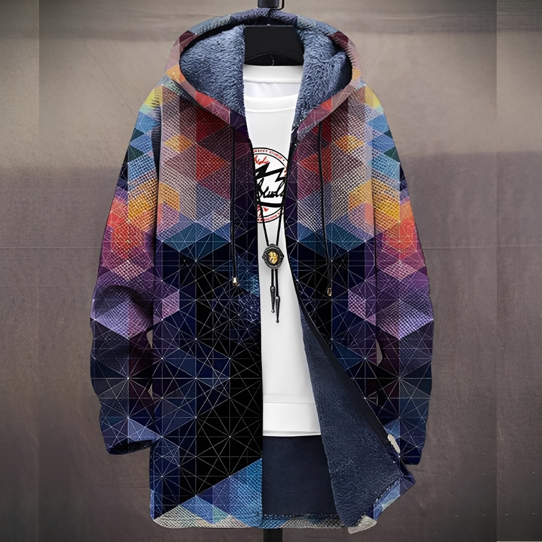 Romy - Stilvoller bedruckter Hoodie für Männer
