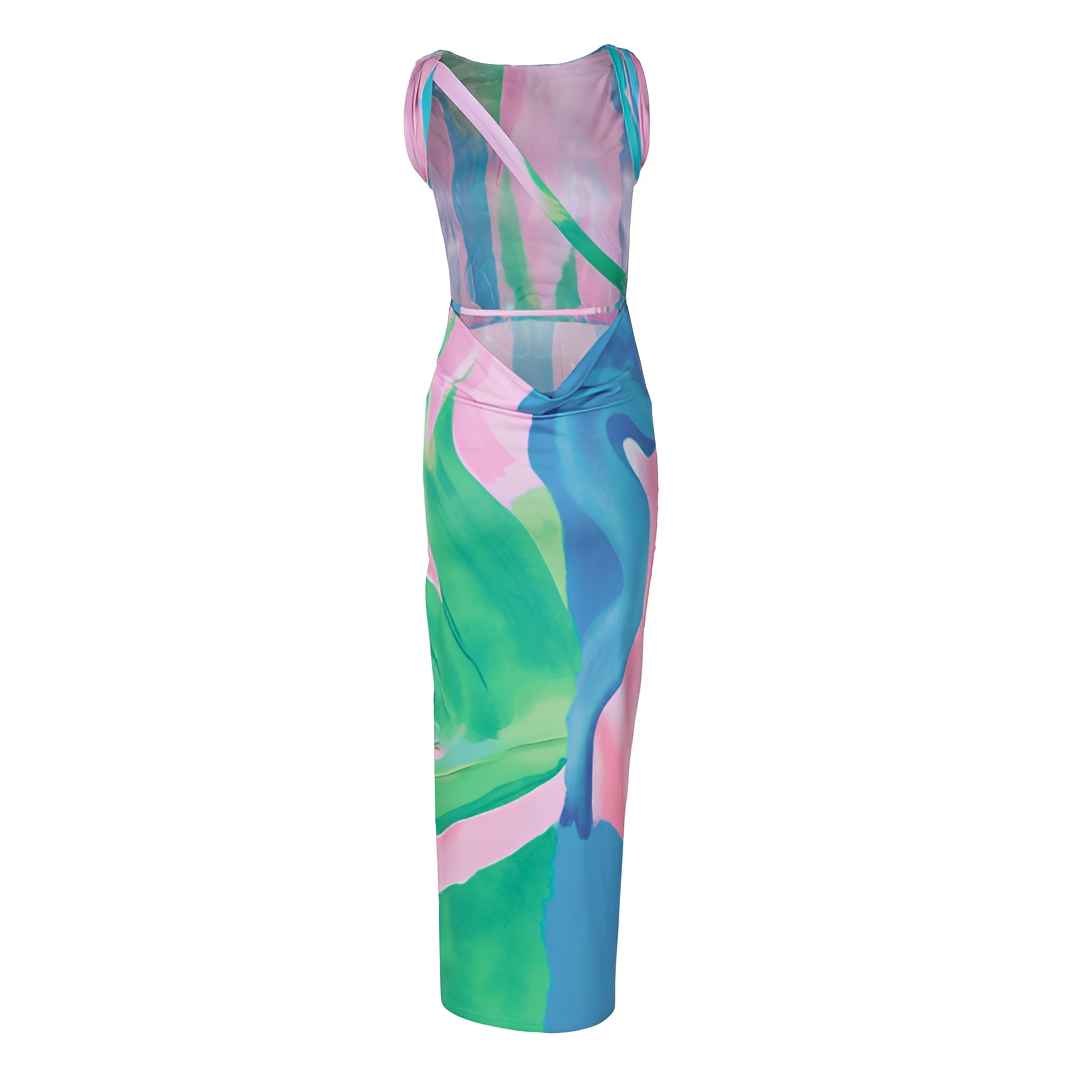 Liezel - Modisches Ärmelloses Maxikleid