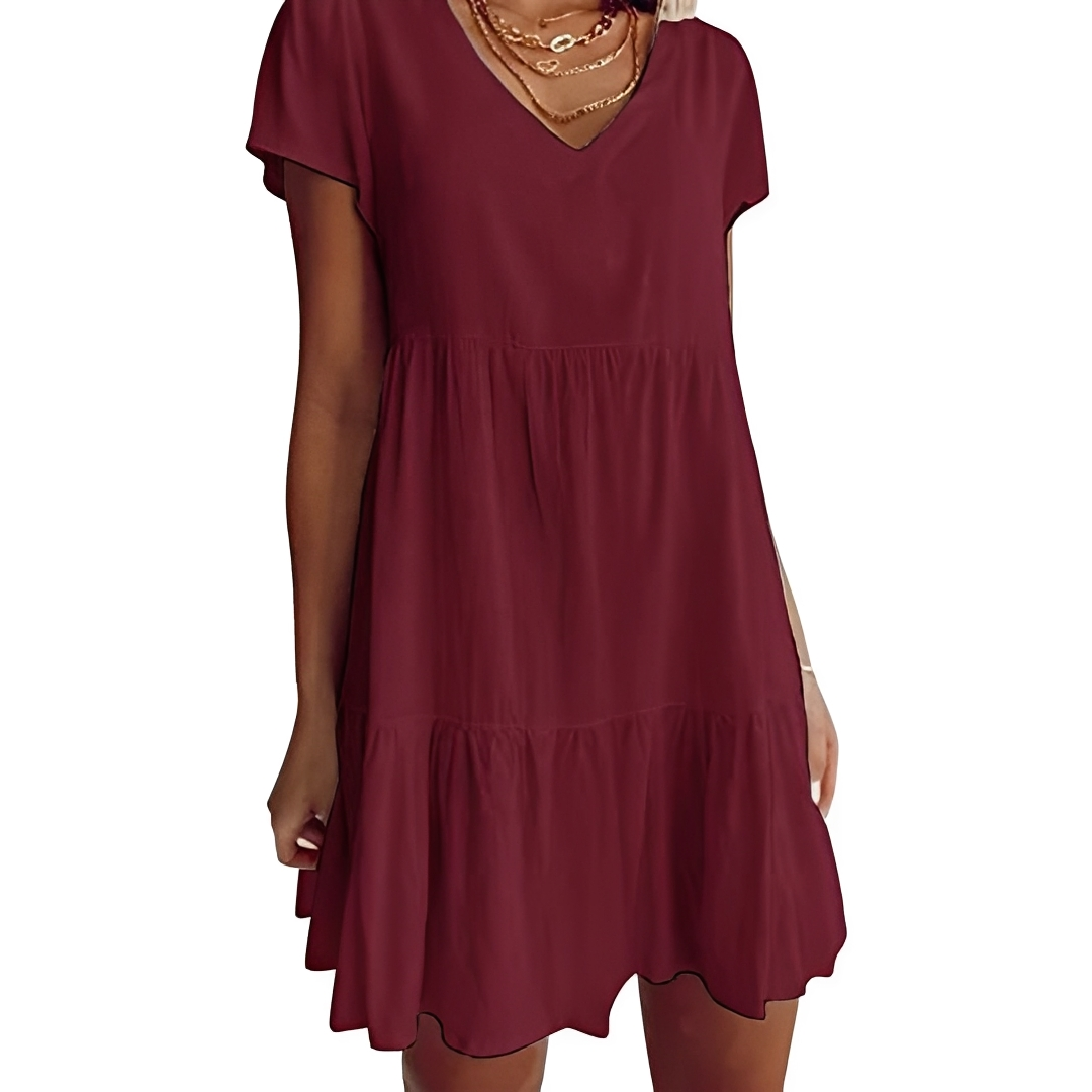 Judith - Lässiges, Weites Kurzkleid