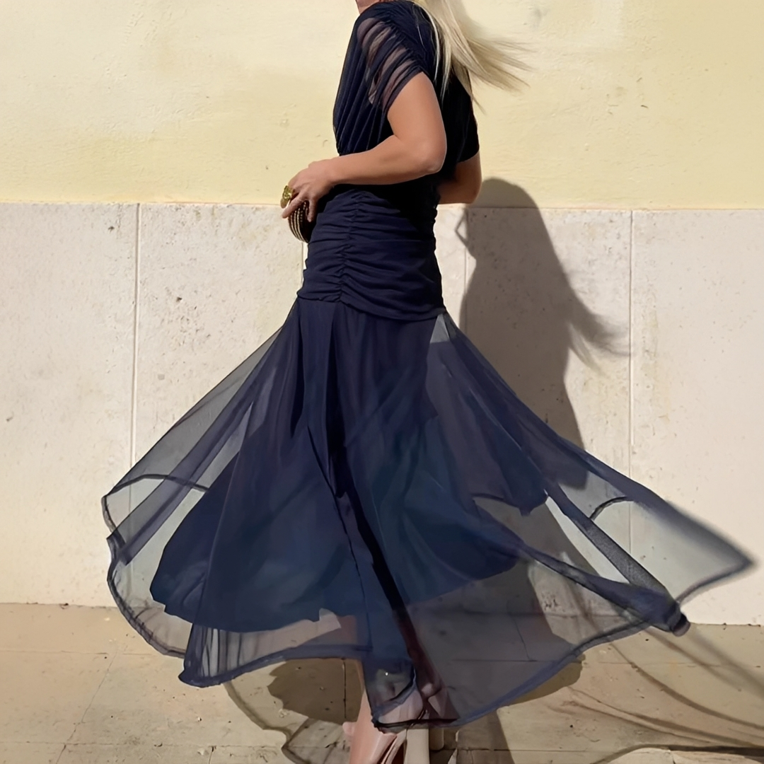 Narvina - Elegantes Damenblumenkleid