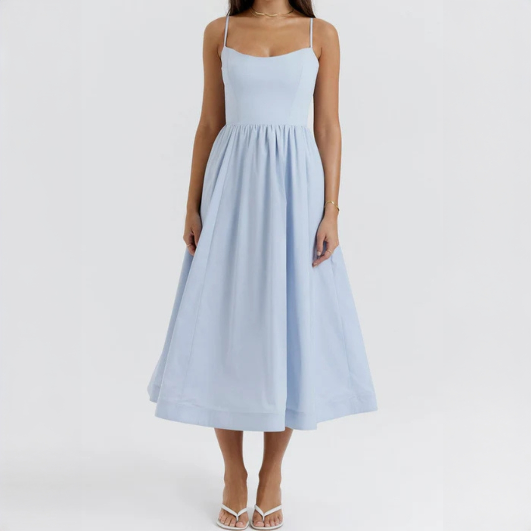 Jenesa - Elegantes ärmelloses Kleid für Frauen