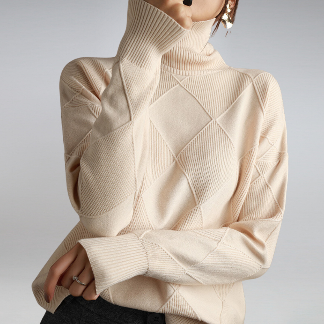 Camille - Eleganter und komfortabler Rollkragenpullover