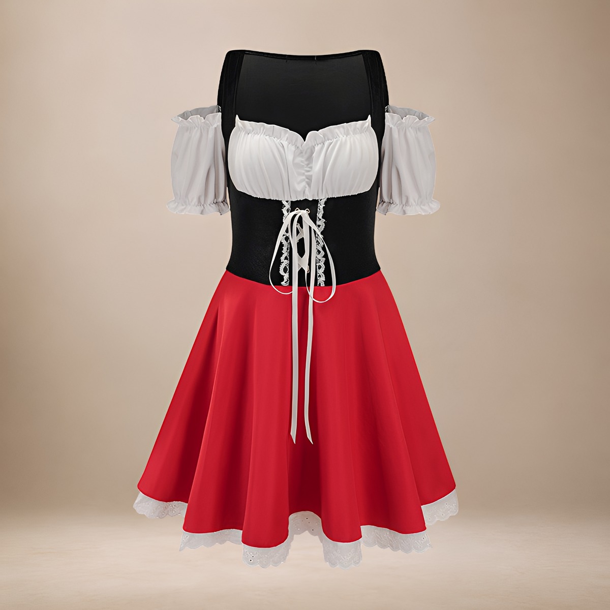 Daisie - Modernes, kurzes, festliches Oktoberfest-Kleid (Futter nicht enthalten)