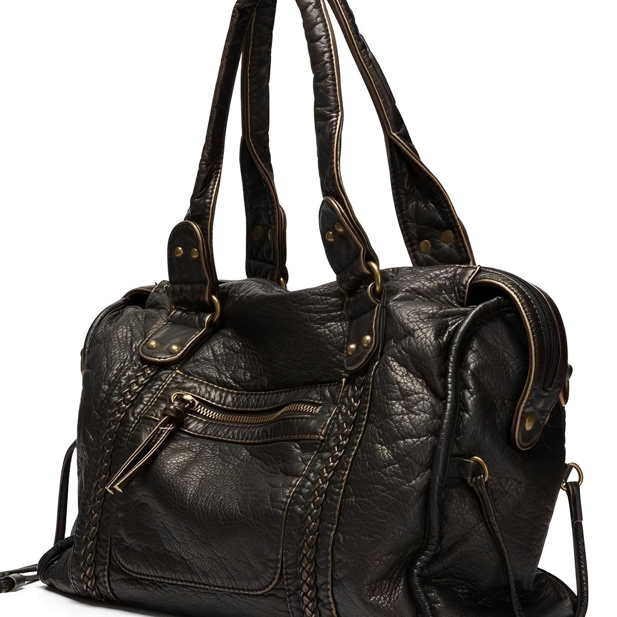 Hollie - Lässige Handtasche mit Reißverschluss für Damen