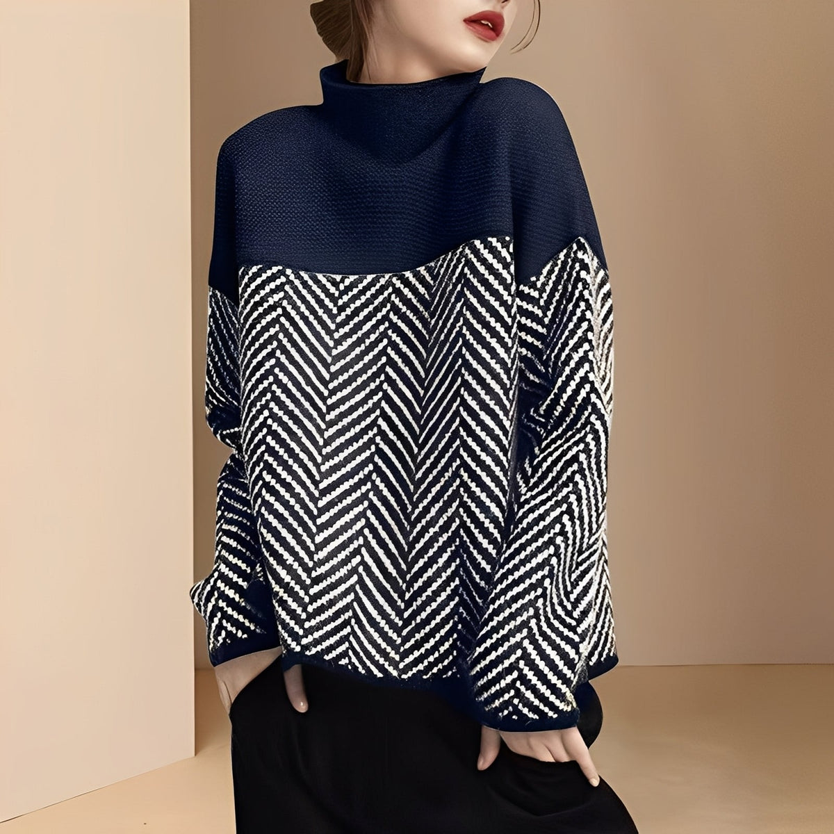 Maryann - Eleganter und weicher Rollkragenpullover
