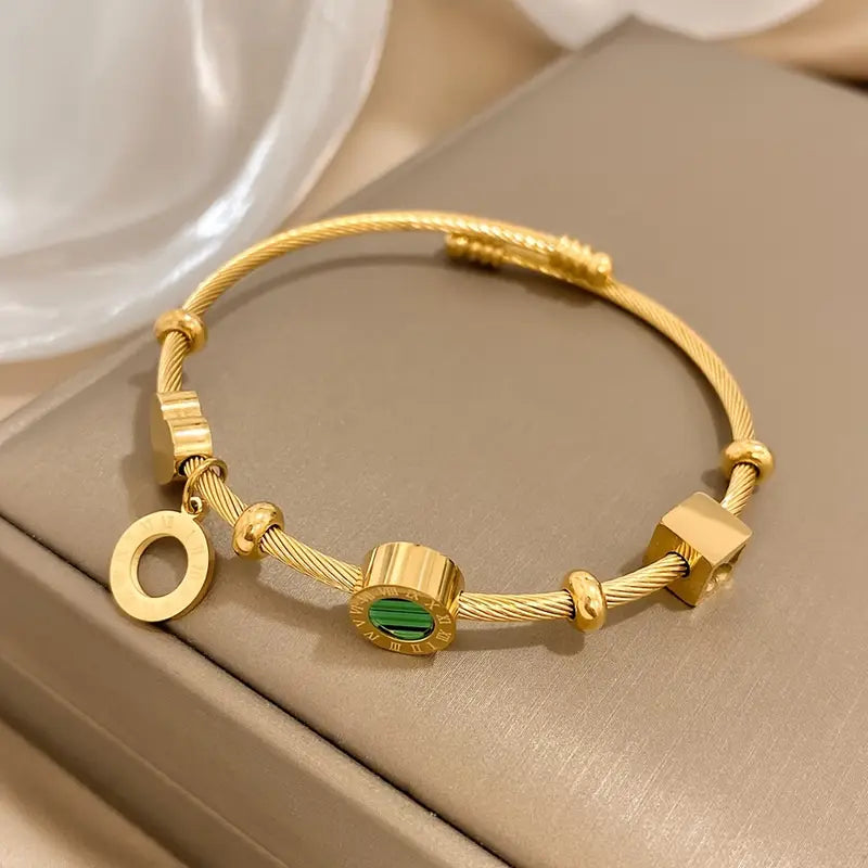 Rhian – Signaturarmband in Gold