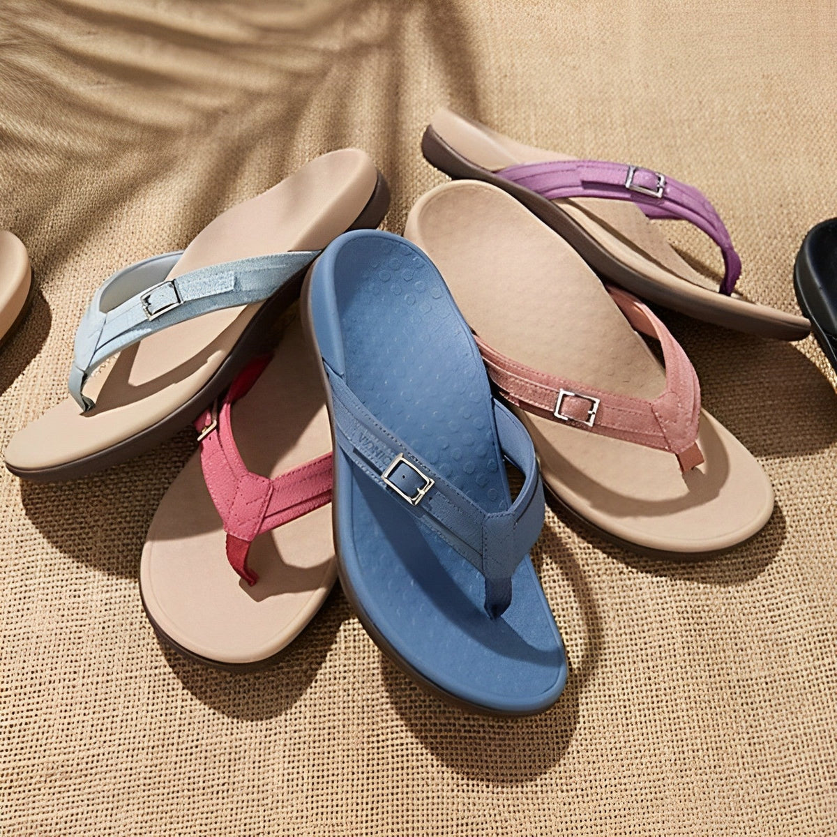 Fuß Himmel - Bequeme Sommersandalen