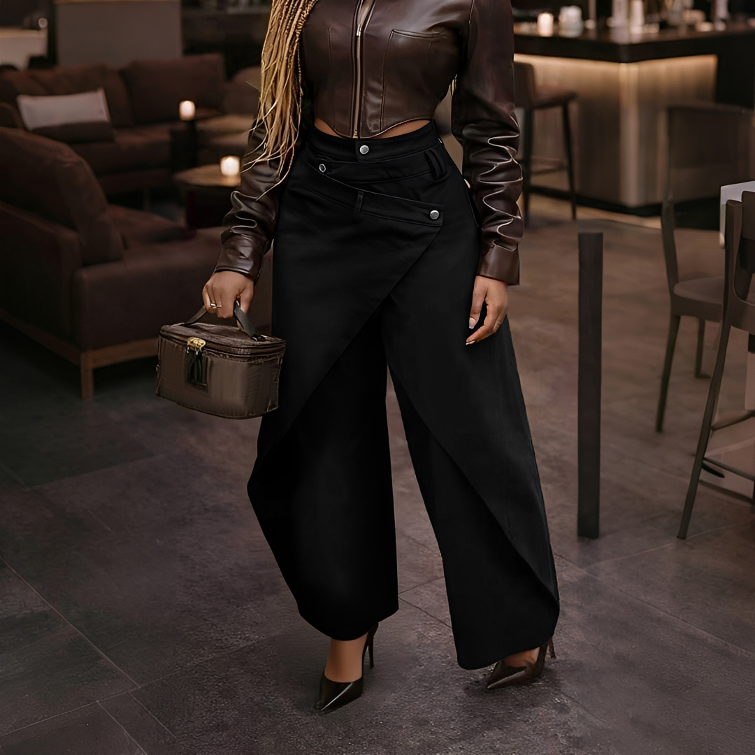 Cheska - Stylische Kreuzungs-Hose