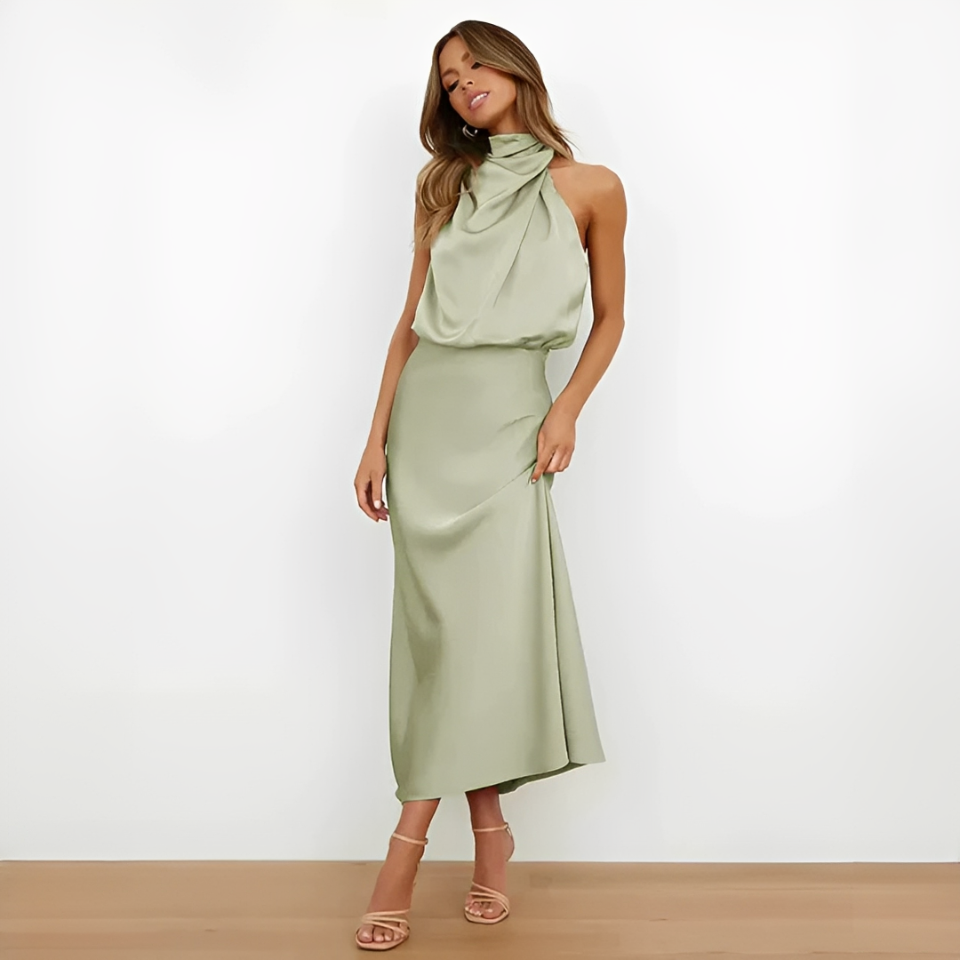 Malaika - Elegantes Midi-Kleid
