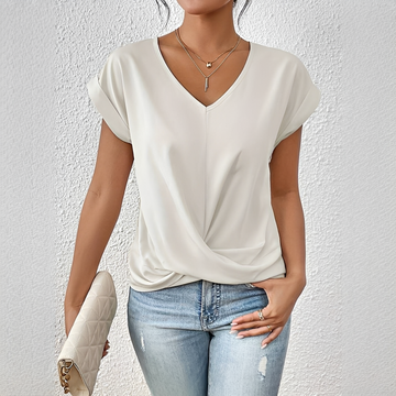 Paola - Elegantes T-Shirt mit kurzen Ärmeln für Damen