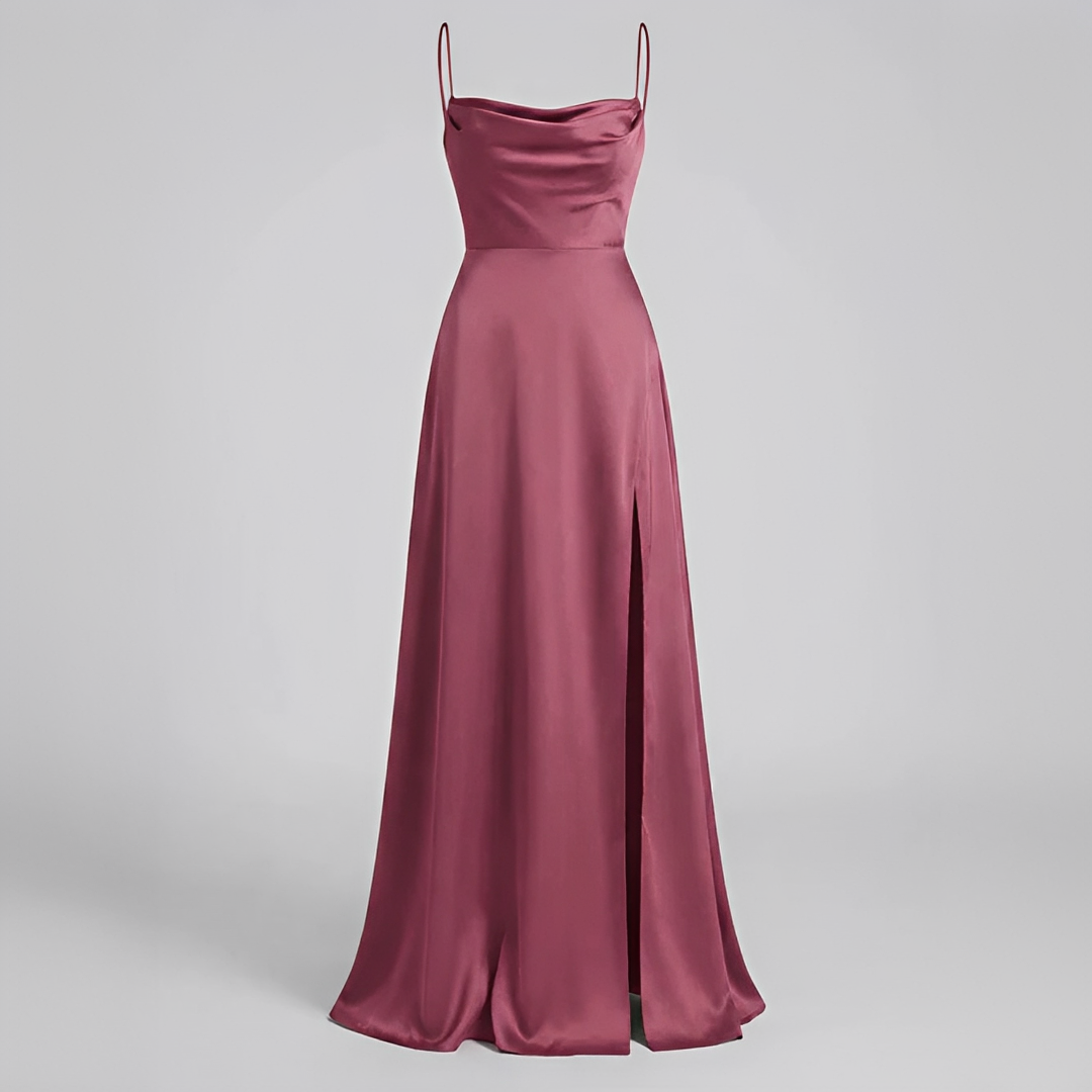 Glenda - Elegant fließendes Damenkleid