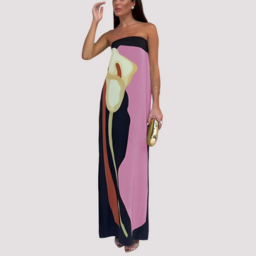 Samara - Elegantes Maxikleid ohne Schultern