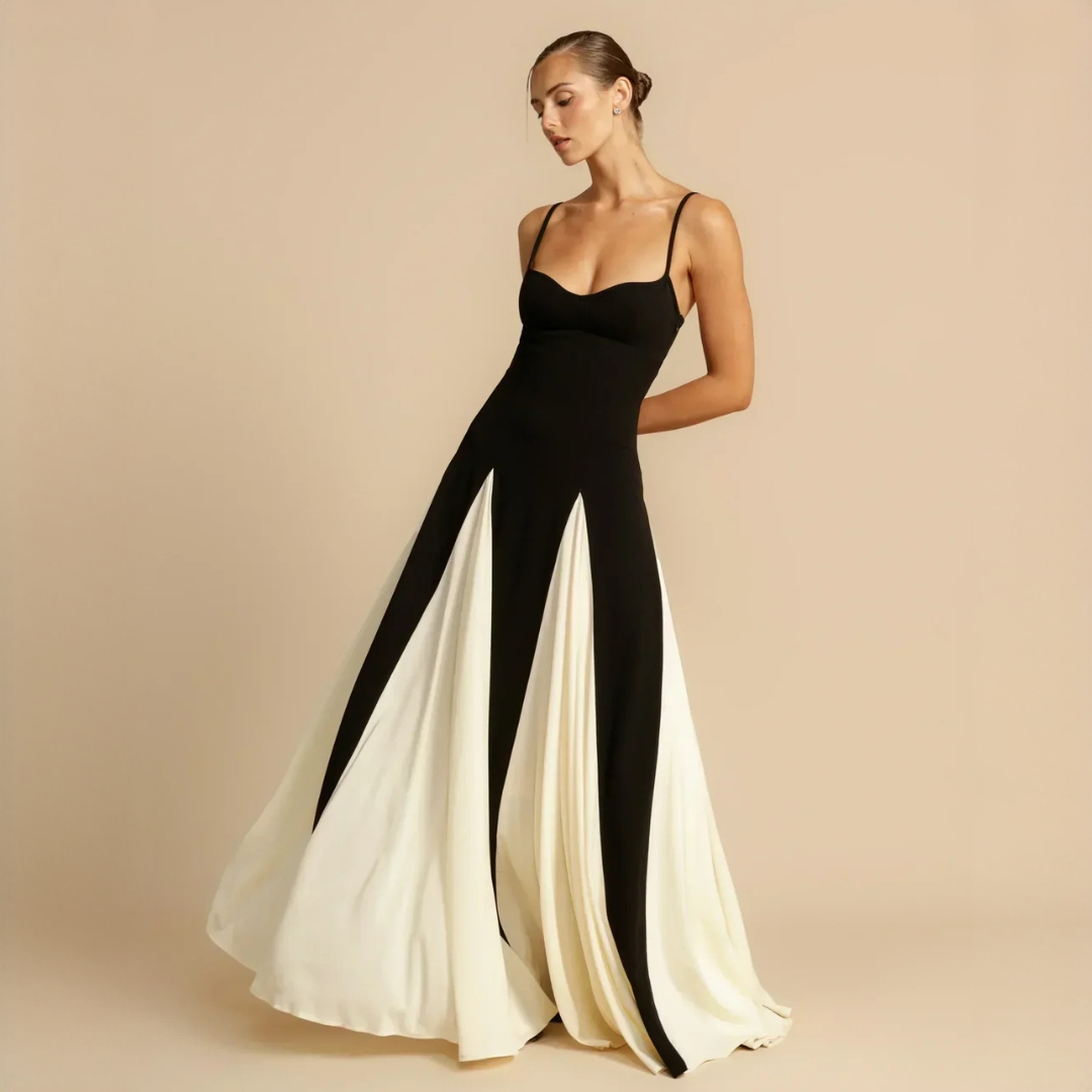 Roxanne - Elegantes langes Kleid