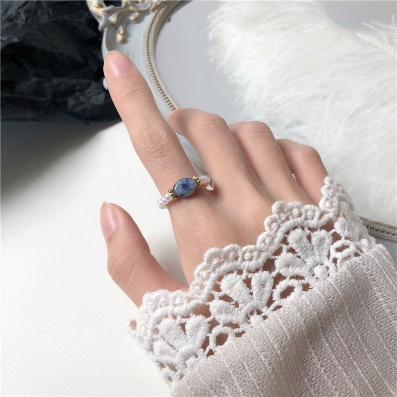 Perlenring - Vintage Stil