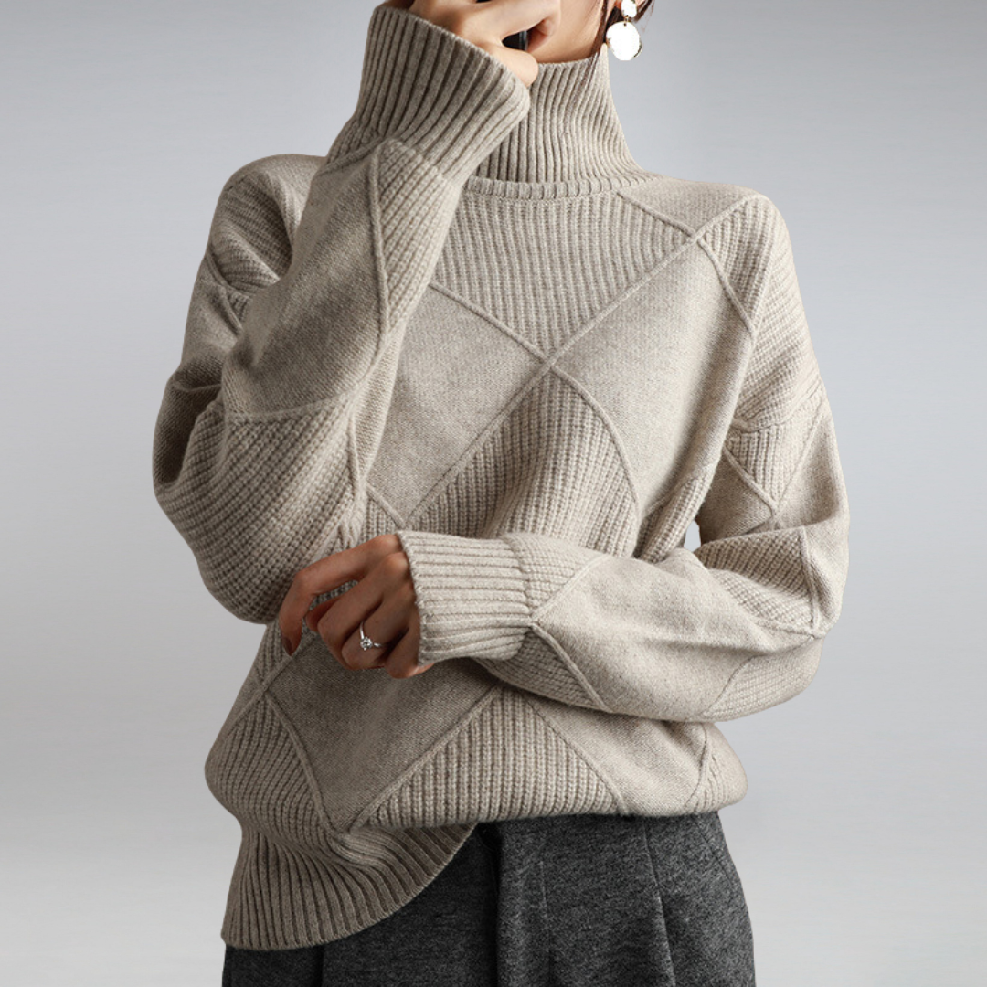 Camille - Eleganter und komfortabler Rollkragenpullover