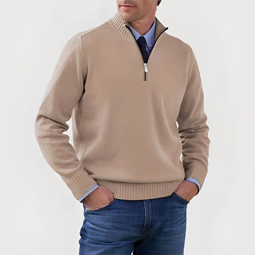 Nolan - Bequemer Pullover mit halbem Reißverschluss