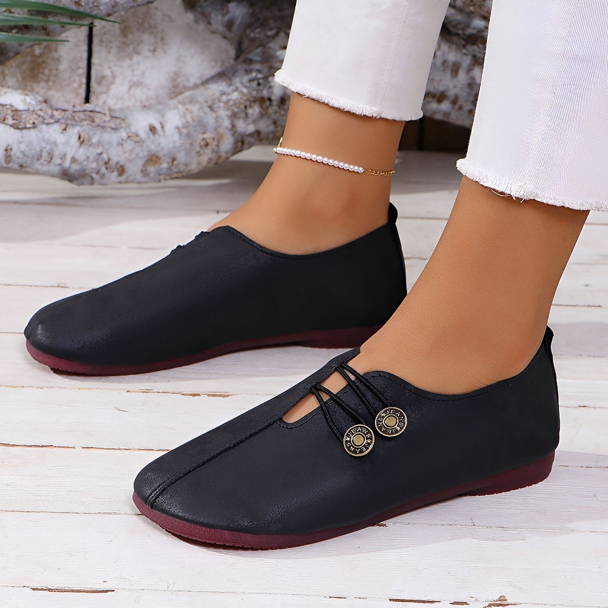 Monica - Stilvolle, weiche flache Schuhe für Damen